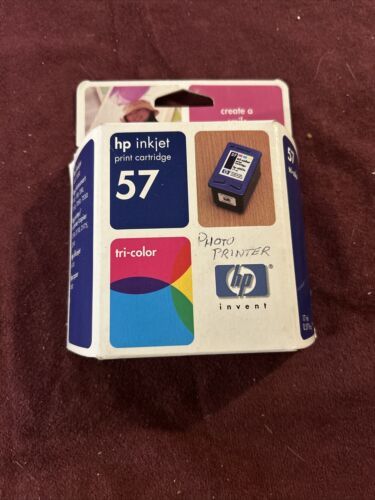OEM HP 57 Tri-Color Ink Cartridge NEW Exp 2002 Deskjet Photosmart Officejet - $2.95
