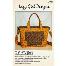 The City Bag Purse PATTERN 112 by Joan Hawley for Lazy Girl Designs - $7.99