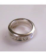 Signed 1997 TIFFANY &amp; CO.  Ring  Tiffany &amp; Co. 925 T&amp; Co. 1837 Size 6 - $180.00