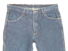 Vintage Rustler Size 36&quot;W x 29&quot;L Men&#39;s Denim Blue Jeans High-Rise 100% Cotton - £11.43 GBP