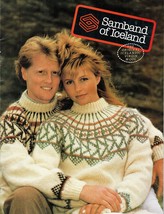 Vtg Adult Child Icelandic Samband Lopi Sweaters Cardigan Jacket Knit Patterns - £12.77 GBP