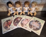 4 VTG 90&#39;s Sydnee Craft Baby Dolls Sunshine/Tammy/Gabby/Sydnee &amp; 4 Patte... - $35.63