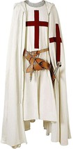 Medieval Templar Crusader Tunic Surcoat &amp; Cloak Reenactment Costume new ... - £258.35 GBP