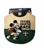 New Orleans Saints Football Baby Bib Disney NFL Feeding Infant Fan Quart... - $8.48