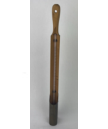 Vintage Brass ASTM Tank Gauging Woodback Cup Case Tank Thermometer - €42,36 EUR
