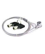 New F&amp;K Technology Notebook Laptop Computer Alloy Cable Lock &amp; 2 Keys La... - $9.89
