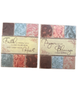 Faith, Heart, Prayers and Blessing Wall Plaques - Set of 2 - €11,88 EUR