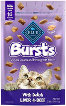 Blue Buffalo Blue Bursts Cat Treats Liver and Beef - £3.94 GBP