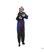 Clown Prop Shaking Hanging Animated 72&quot; Creepy Scary Evil Halloween SS79978 - £64.09 GBP