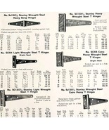 1922 N.T. Bushnell Door Steel Hinges Advertisement Catalogue Hardware DWA20 - $29.99