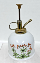 Vintage Takahashi Japan Porcelain Plant Mister Spritzer Orange Floral Pa... - $19.80