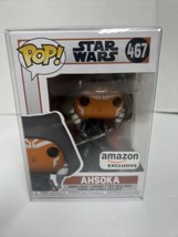 Funko POP! Star Wars: The Mandalorian Hooded Ahsoka with Dual Sabers #46... - $14.09