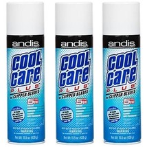 Three Cl-12750 Bottles Of Andis Cool Care Plus Clipper Lubricating Spray. - $36.98