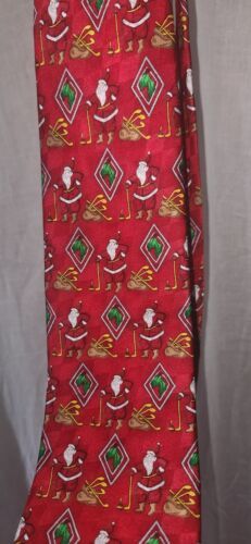 Primary image for VTG Christmas Holiday Traditions Santa Tie Hallmark Designs Collection By MMG
