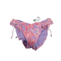 NWT Time and Tru Xl 16-18 Pink/Purple Low Floral Rise Cheeky Fit swim bo... - £7.17 GBP