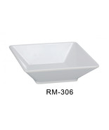 Yanco Rome Square Deep Plate White - 14 oz - Pack of 48 - $323.47