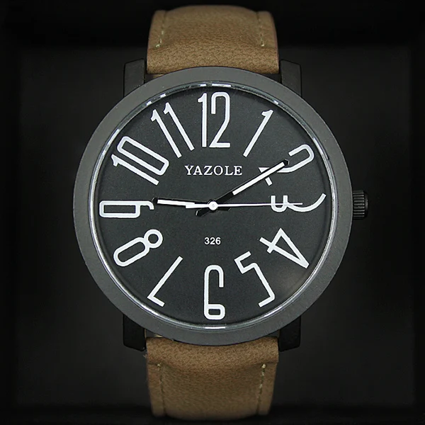 Top Brand Fashion Big Dial Casual Watches Men Sport Quartz Watch Fashion... - $17.60