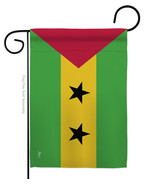 Sao Tome And Principe Garden Flag Nationality 13 X18.5 Double-Sided Hous... - £15.70 GBP