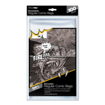 2 packs of 100 (200) Ultra PRO 7 ⅛" x 10 ½" Silver/Regular Resealable Co... - $25.47