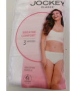 3 Jockey Elance Breathe Comfort Hipsters Size 10 Style 1540/115 - $18.79