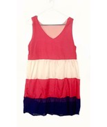 Ladies Sleevelss Taffeta Party Dress, Tri-Color, White, Pink, Lavendar, ... - $410.83 MXN