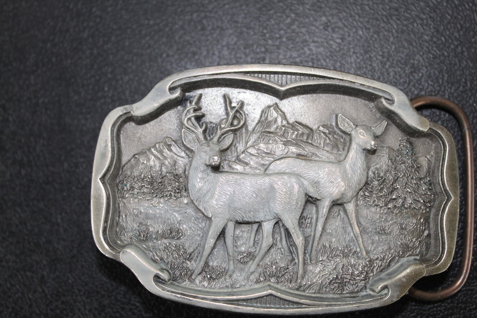 Deer in the mountains belt buckle- NEW - $12.95