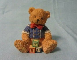 Bronson Collectibles 1995 Olde Tyme Teddies &quot;T&quot; Is For Teddie Figurine - $4.99