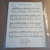 Vintage Sheet Music Silent Night Holy Night Franz Gruber Joseph Mohr - £92.35 GBP