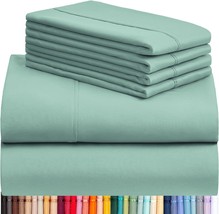 LuxClub 6 PC King Sheet Set, Breathable Luxury Bed Sheets, - - £48.66 GBP
