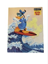 Disney Donald Duck 100 piece 11.5&quot; x 15&quot; puzzle Golden Vtg Surfing Unope... - $14.25