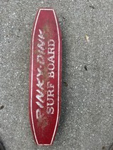 Rinky-Dink Surf Board Skateboard  Vintage Steel Wheels 1960s! - $247.49