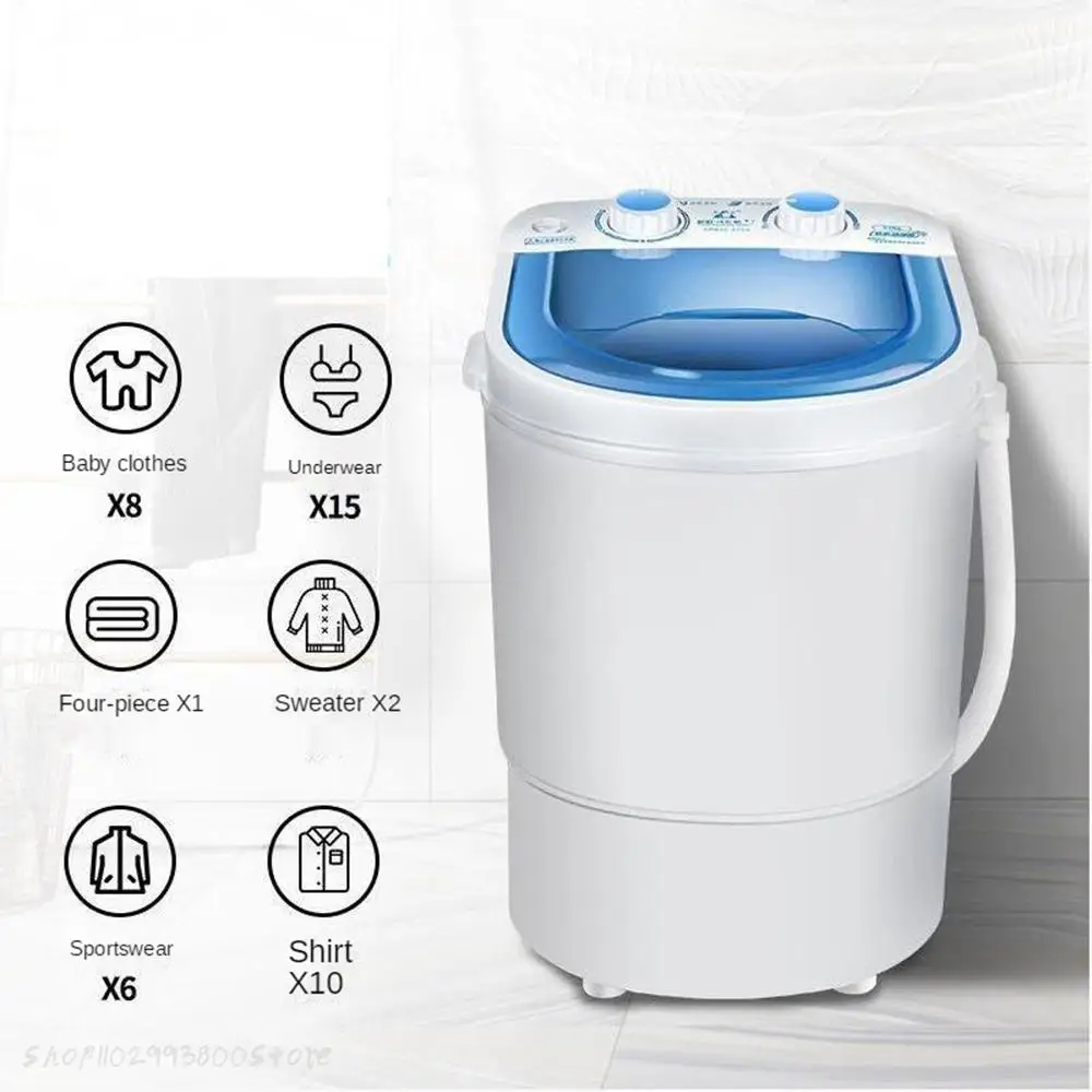 260W Large Washing Machine Portable with Dryer Bucket for Clothes Shoe Mini - $240.34+