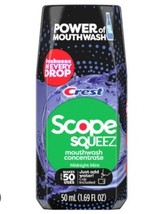 Crest Scope Squeez Mouthwash Concentrate Midnight Mint Lot Of 9 New - $59.35