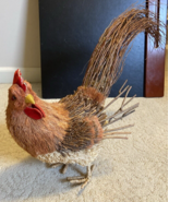 Rooster is crafted from a durable bristle brush - 18&quot; x 14&quot; - $570.99 MXN
