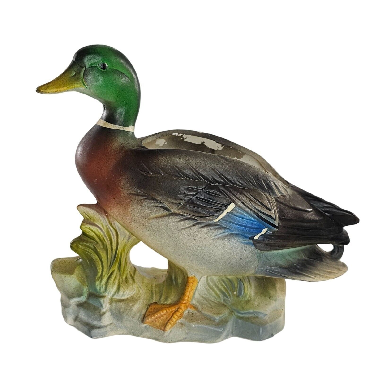 Primary image for Vintage Inarco Japan Mallard Duck Planter E905 *Chip*