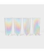 Sun Squad 22oz Tall Tumbler 4pk Iridescent Plastic LITMUS Color - $257.98 MXN