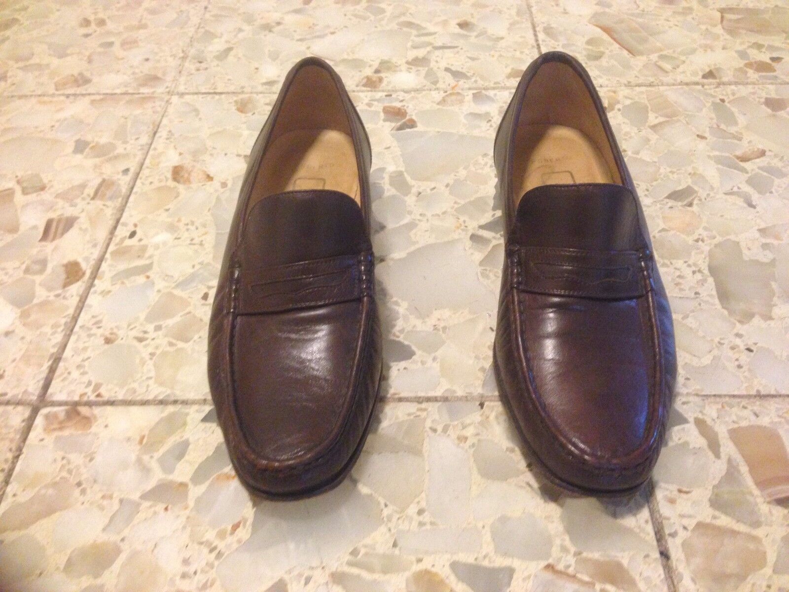 BALLY Roberto LOAFERS SLIP ON SHOES MEN&#39;S SIZE 7.5 M LEATHER - $163.84