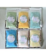 Tropical Dreams Foaming Bath Salts Gift Set 6 Fragrances Handmade - $12.99