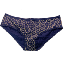 Splendies Bikini Panties Size 4X Comfortable Cotton/Spandex Blue, Gold N... - $11.00
