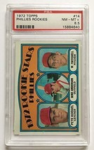 1972 Phillies Rookies Pete Koegel Mike Anderson W. Twitchell #14 PSA 8.5... - £15.60 GBP