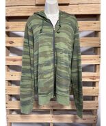 Aviator Nation Camo Heart Hoodie Sweatshirt Woman&#39;s Size XL KG - $98.99