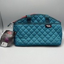 Polar Pack 12-Can Quilted Tote Bag Insulated Cooler Teal 12&quot;x6&quot;x8.5&quot; Beach Bag - £11.93 GBP