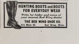 1939 Print Ad Red Wing Shoe Co. Hunting &amp; Everyday Boots Red Wing,Minnesota - $6.99