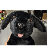 Melissa &amp; Doug Black Lab Puppy Dog Plush Labrador Stuffed Animal Pink To... - £7.74 GBP