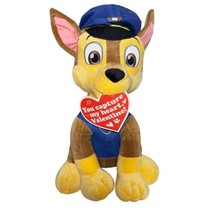 Gemmy Plush Paw Patrol CHASE 20” Valentines Greeter 2021 Weighted Bottom Sits - £22.75 GBP