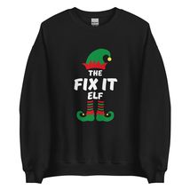 The Fix It Elf Funny Christmas Sweatshirt| Matching Christmas Elf Group Gift Swe - $28.91+