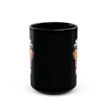Coffee Cup with Sunglasses Mug -Black Ceramic Mug, Funny Cool Gift Coffe... - $18.53