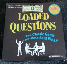 New/Sealed &quot;Loaded Questions&quot; Party Game by All Things Equal - 2009 New ... - £15.66 GBP