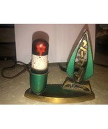 Vintage Yahrzeit &quot;In Loving Memory&quot; Star Of David Bulb Lamp-NOGA Israel ... - $40.96 CAD