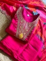 Pink soft 3 Piece Set Kurta pant for women - $25.99